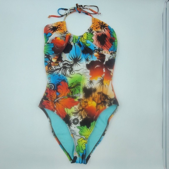 Speedo Other - Speedo Womens Size 14 One Piece Swimsuit Floral Built-In Bra